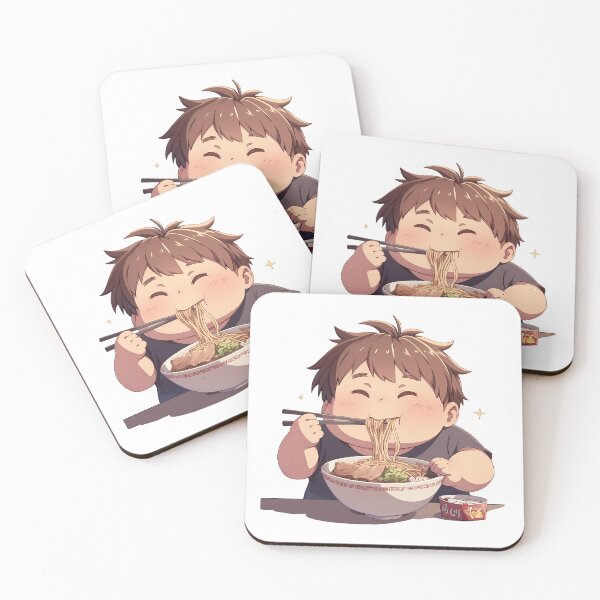 Item preview, Okazaki Tomoya Clannad Chibi Kawaii Ramen Cozy Noodle Slurp designed and sold by mildaclairmo.