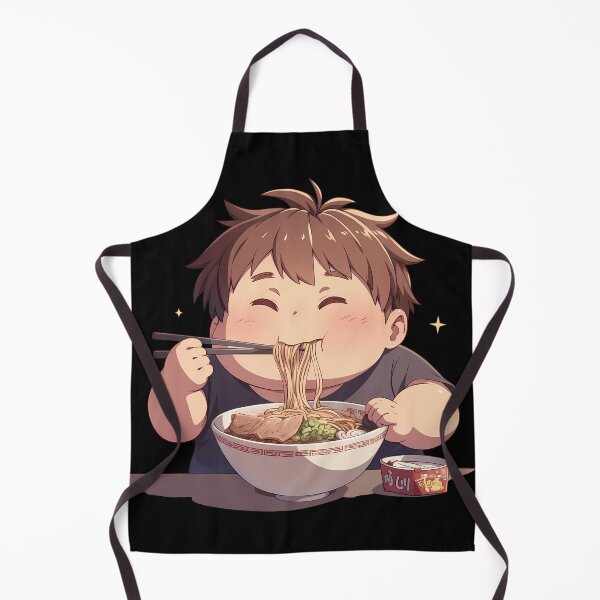 Item preview, Okazaki Tomoya Clannad Chibi Kawaii Ramen Cozy Noodle Slurp designed and sold by mildaclairmo.