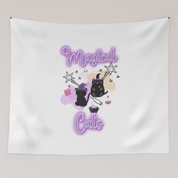 Item preview, Magical cats T-shirt Design designed and sold by BoldMarkk.