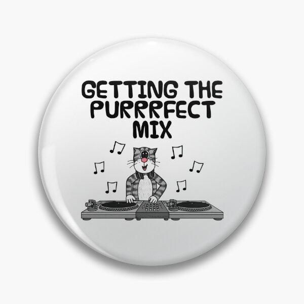 Item preview, Cat DJ, Getting The Purrrfect Mix, Musician Funny designed and sold by doodlerob.