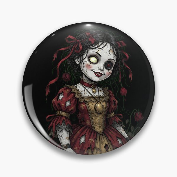 Item preview, Creepy Porcelain Doll Artistic Horror designed and sold by Chaotic Cuties.