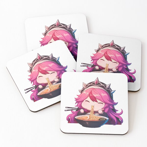 Item preview, Rosaria Genshin Impact Chibi Ramen Quiet Bite designed and sold by mildaclairmo.