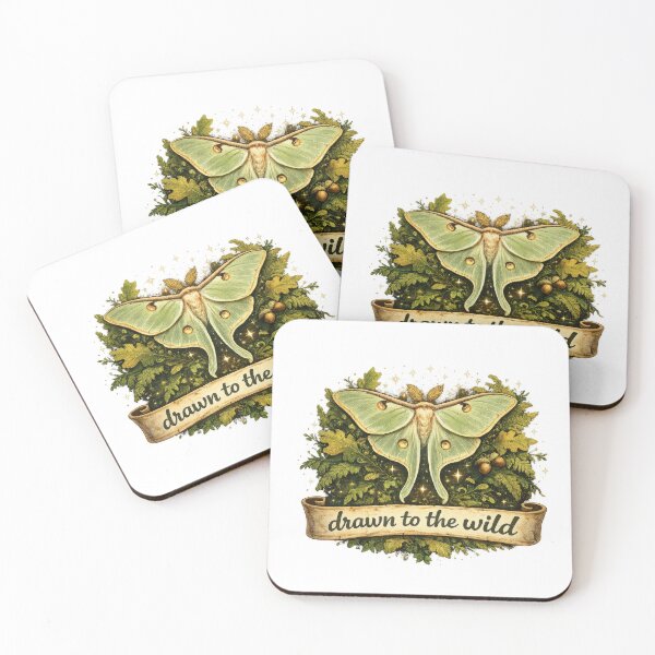 Item preview, Luna Moth Woodland  designed and sold by jgvisualarts.