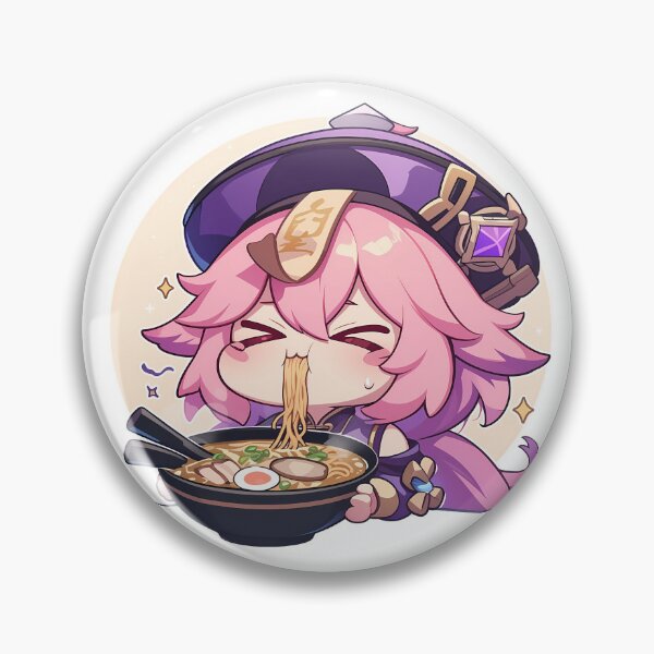 Item preview, Dori Genshin Impact Kawaii Ramen Chibi Noodle Slurp designed and sold by mildaclairmo.