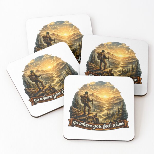 Item preview, Hiker Mountain Sunrise  designed and sold by jgvisualarts.