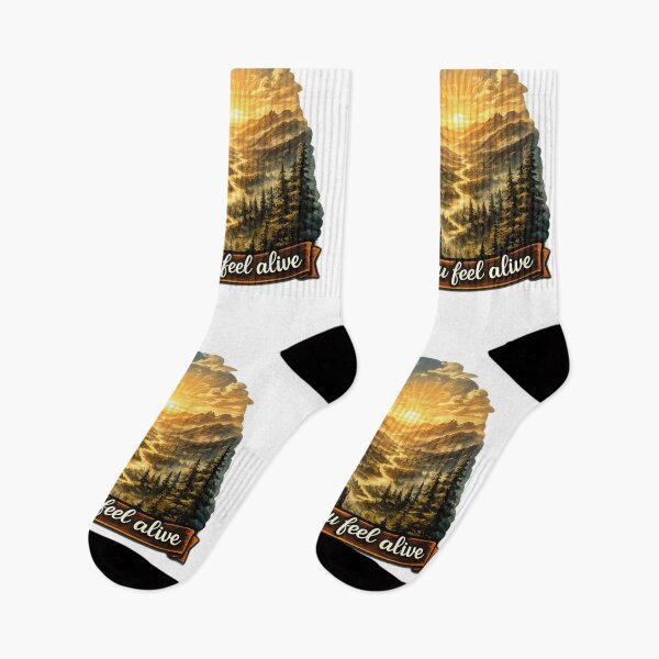 Item preview, Hiker Mountain Sunrise  designed and sold by jgvisualarts.