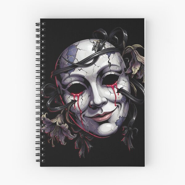 Item preview, Haunting Porcelain Mask Horror Art designed and sold by Chaotic Cuties.