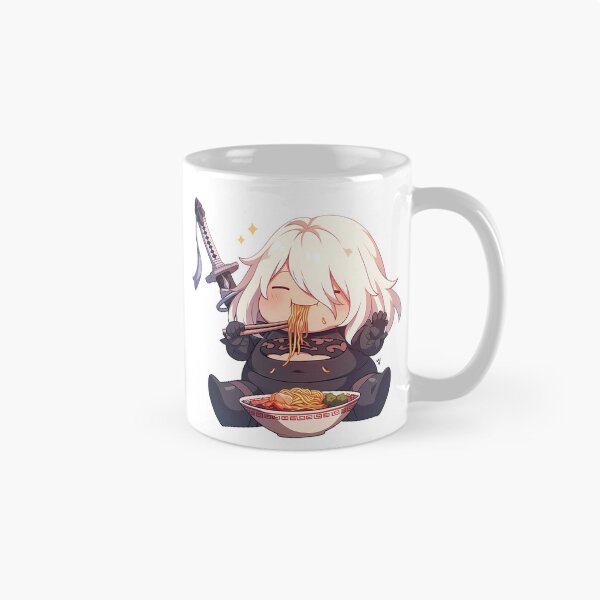 Item preview, A2 Nier Automata Chibi Ramen Gaming Break designed and sold by mildaclairmo.