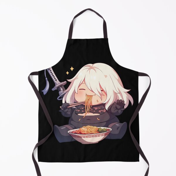 Item preview, A2 Nier Automata Chibi Ramen Gaming Break designed and sold by mildaclairmo.