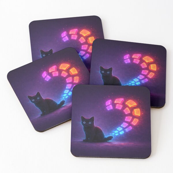 Item preview, Midnight Neon Kitty designed and sold by PurrfectWhisper.