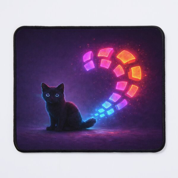 Item preview, Midnight Neon Kitty designed and sold by PurrfectWhisper.