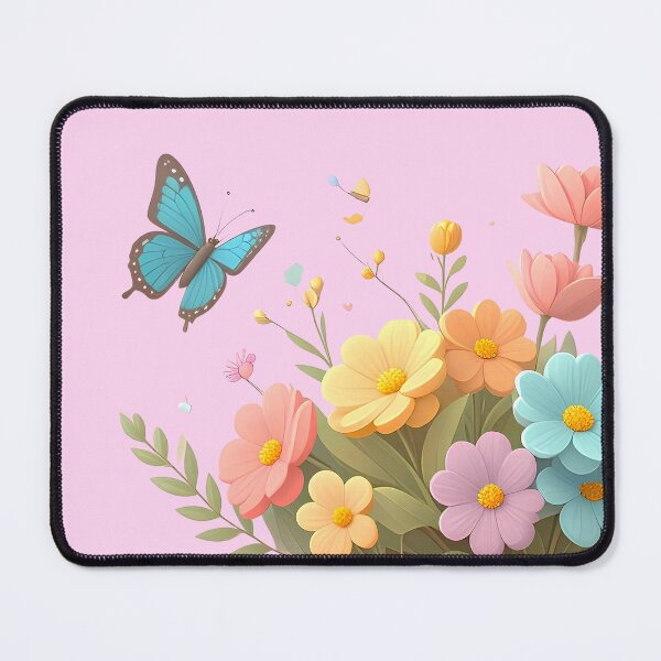 Item preview, Colourful Flowers with letter and butterflies designed and sold by Creative Visualize.