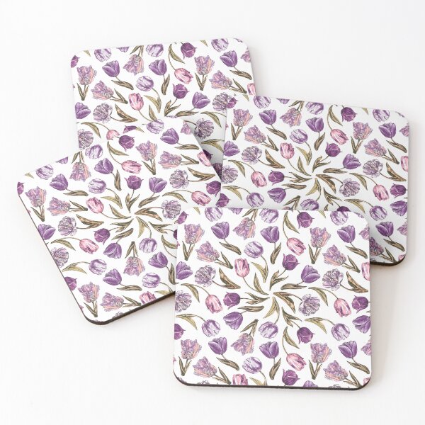 Item preview, Tulip Radiance Vintage Purple  designed and sold by Kelsey Worth.