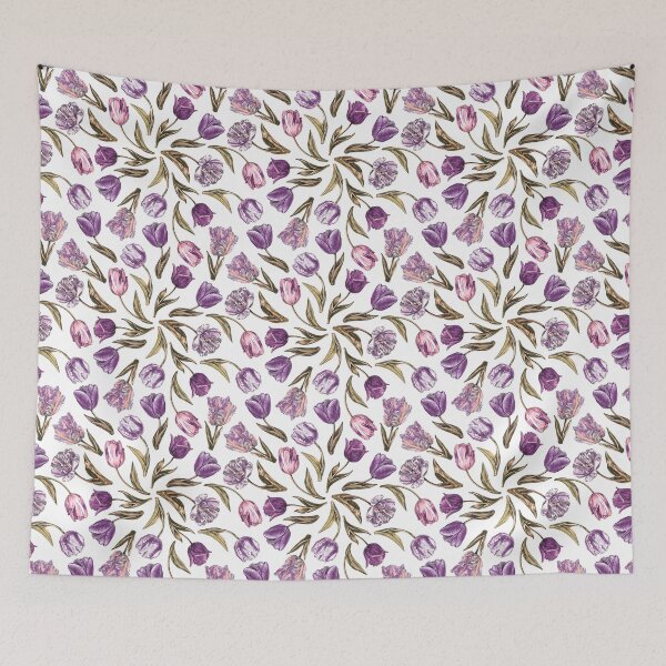 Item preview, Tulip Radiance Vintage Purple  designed and sold by Kelsey Worth.