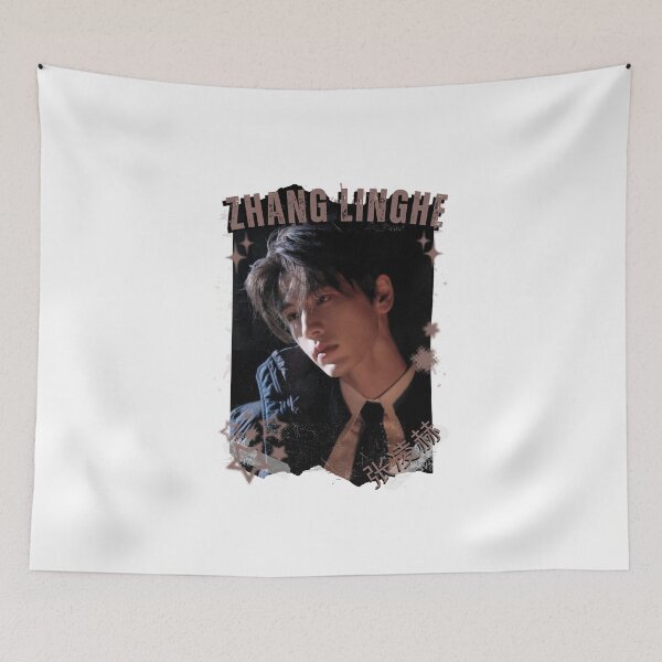 Item preview, Zhang Linghe (张凌赫) Chinese Actor Cdrama Chinese Entertainment Black and White Collage Digital Art Portrait designed and sold by AJUNICE STUDIO.