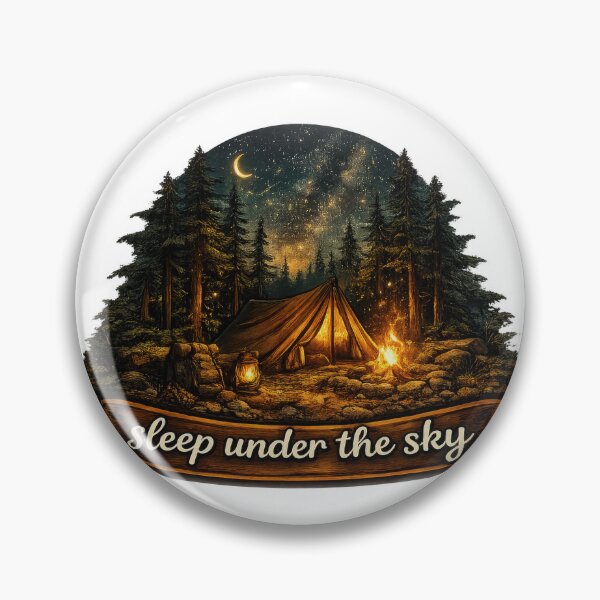 Item preview, Night Camping Forest  designed and sold by jgvisualarts.
