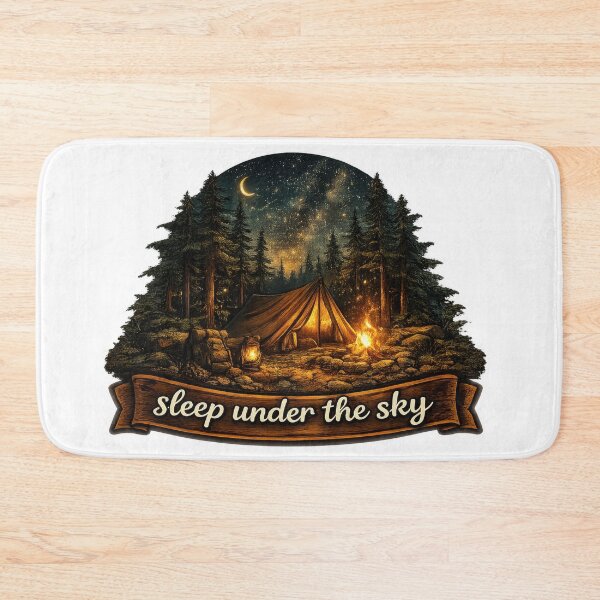 Item preview, Night Camping Forest  designed and sold by jgvisualarts.