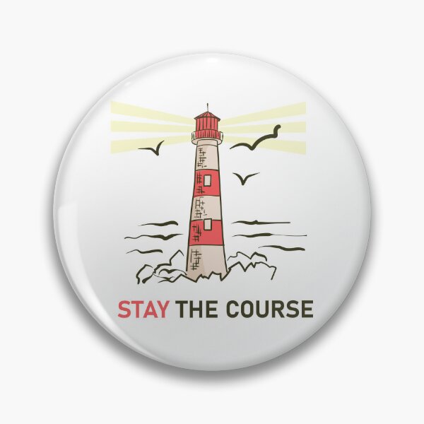 Item preview, Stay True to Your Course Lighthouse Ink Illustration designed and sold by Deepness2023.