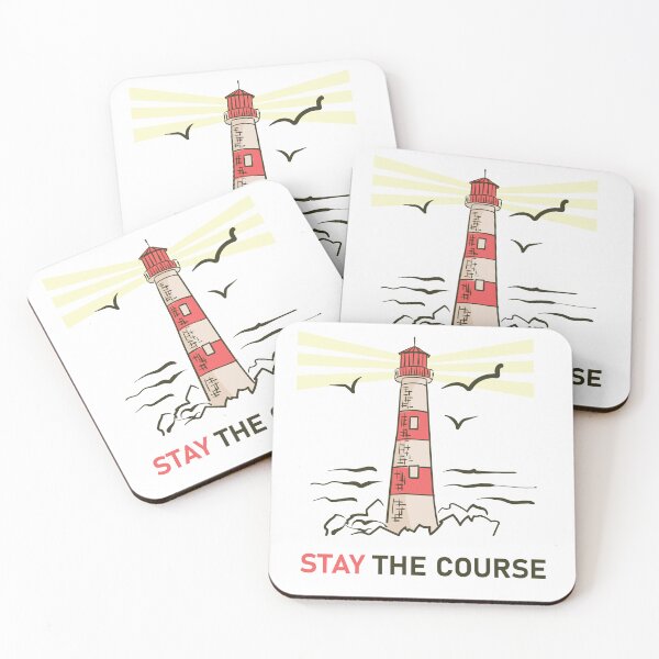 Item preview, Stay True to Your Course Lighthouse Ink Illustration designed and sold by Deepness2023.