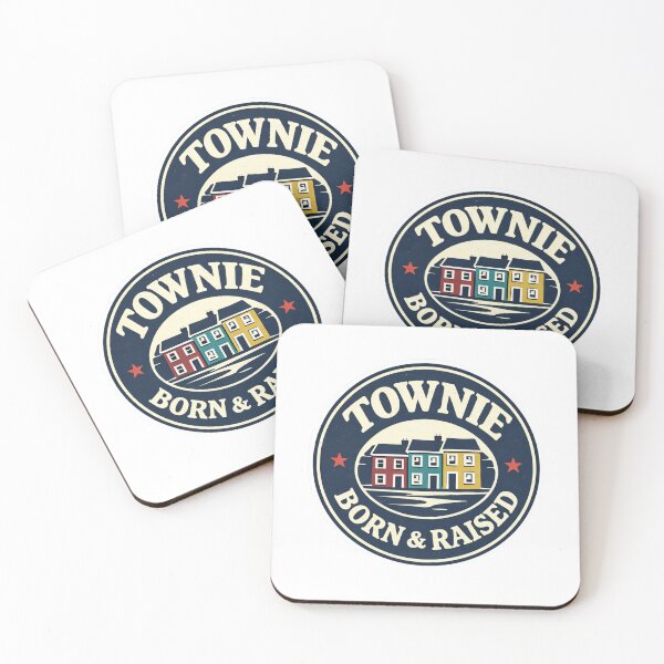 Item preview, Townie Born & Raised – Jellybean Row Newfoundland Badge designed and sold by EastEndTownie.