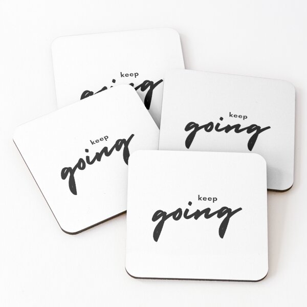 Item preview, Keep Going – Minimal Motivation Quote designed and sold by Lynn Creates.