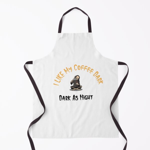 Item preview, I Like My Coffee Dark, Dark As Night, Skeleton designed and sold by HoppingCreation.