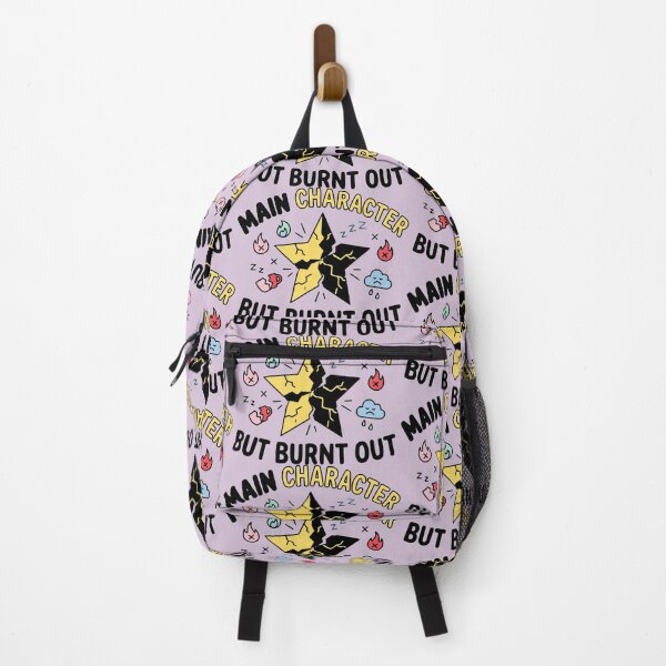 Item preview, Main Character But Burnt Out Sticker – Funny Aesthetic Meme, Gen Z Humor, Relatable Burnout Design designed and sold by VectorJoy.