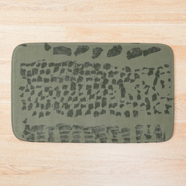 Item preview, Three Grains Textured Monoprint - Sage + Pine designed and sold by Irene Estelle.