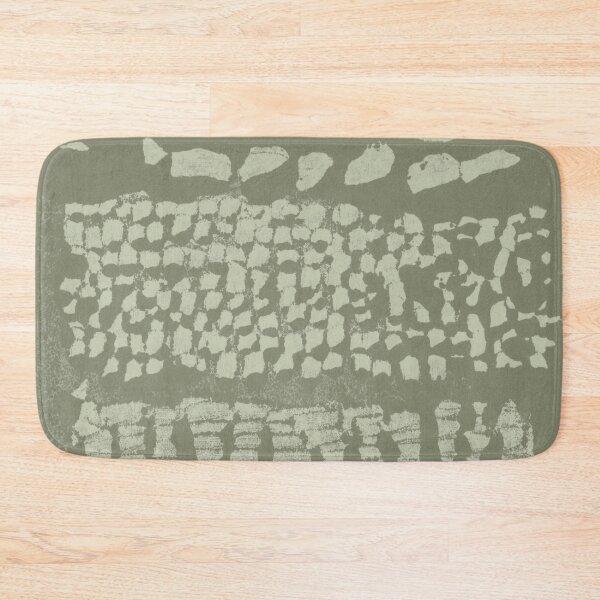 Item preview, Three Grains Textured Monoprint - Sage + Tea designed and sold by Irene Estelle.