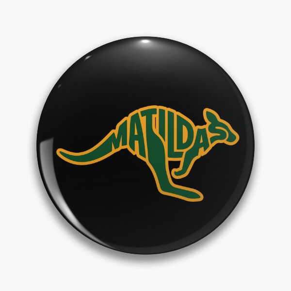 Item preview, Matildas Kangaroo Word Art Silhouette - Australian Soccer Fan Gear designed and sold by H Jonas.