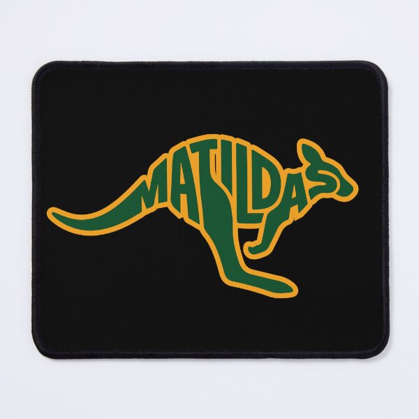 Item preview, Matildas Kangaroo Word Art Silhouette - Australian Soccer Fan Gear designed and sold by H Jonas.