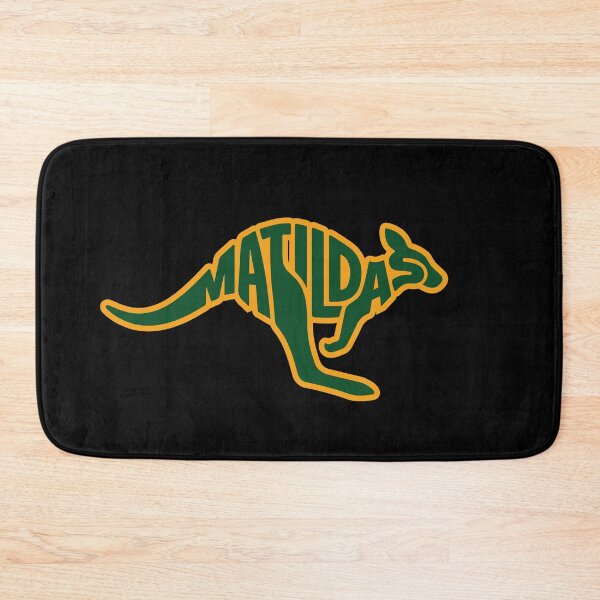 Item preview, Matildas Kangaroo Word Art Silhouette - Australian Soccer Fan Gear designed and sold by H Jonas.