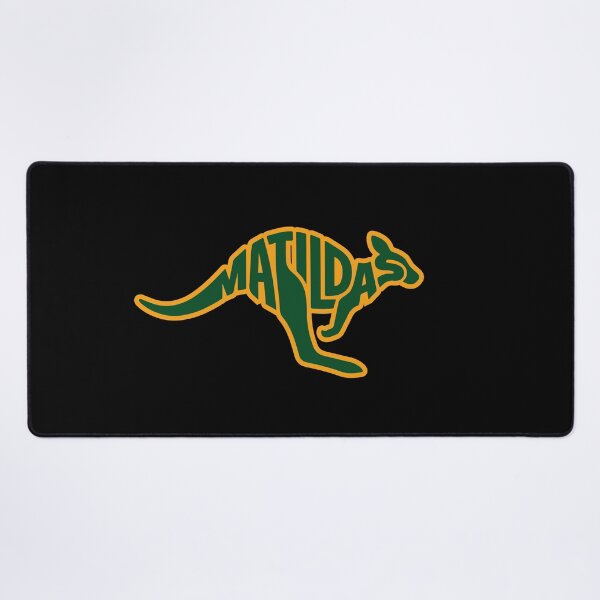 Item preview, Matildas Kangaroo Word Art Silhouette - Australian Soccer Fan Gear designed and sold by H Jonas.