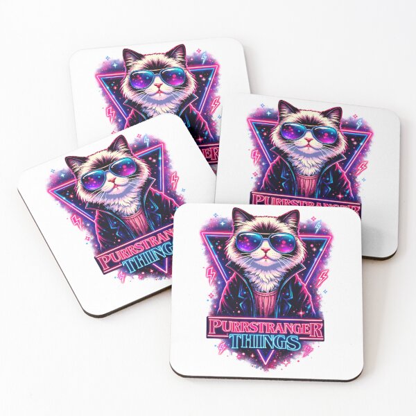 Item preview, Purrstranger Things  designed and sold by Mojibebe.