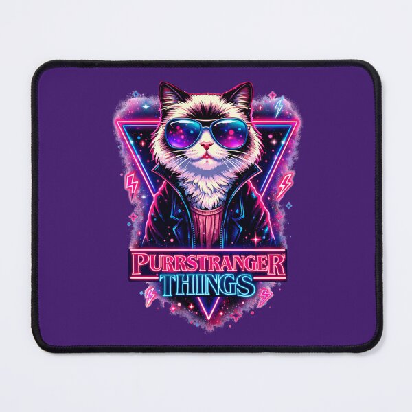 Item preview, Purrstranger Things  designed and sold by Mojibebe.