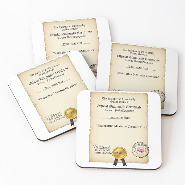 Item preview, Brain Rot Generation – Proudly Diagnosed designed and sold by FlamaC.