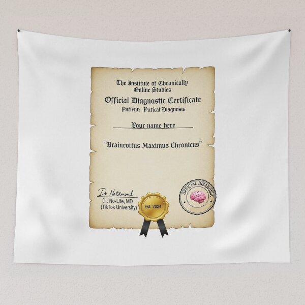 Item preview, Brain Rot Generation – Proudly Diagnosed designed and sold by FlamaC.