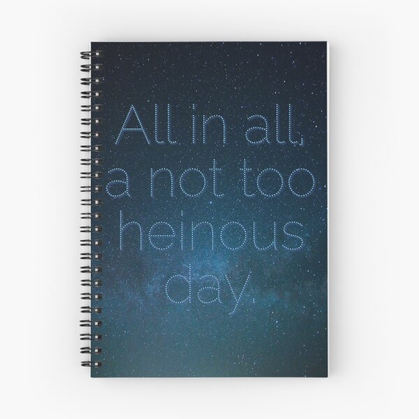 Item preview, All in all, a not too heinous day (Be More Chill) designed and sold by starkidkt.