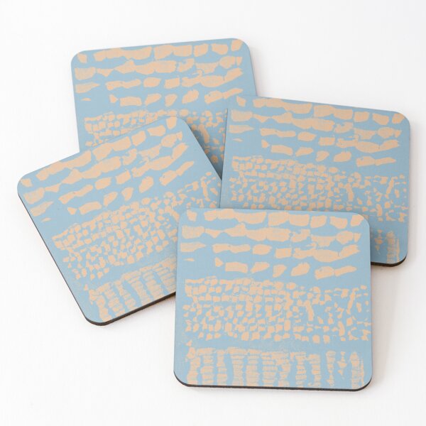 Item preview, Three Grains Textured Monoprint - Sky + Melon designed and sold by Irene Estelle.