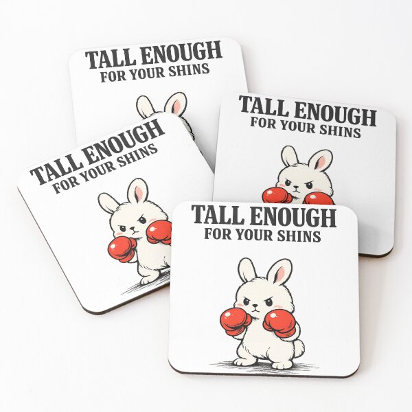 Item preview, Tall Enough for Your Shins Cute Bunny Rabbit designed and sold by faridman.