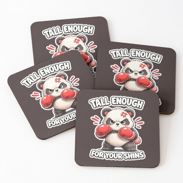 Item preview, Tall Enough for Your Shins Angry Panda designed and sold by faridman.