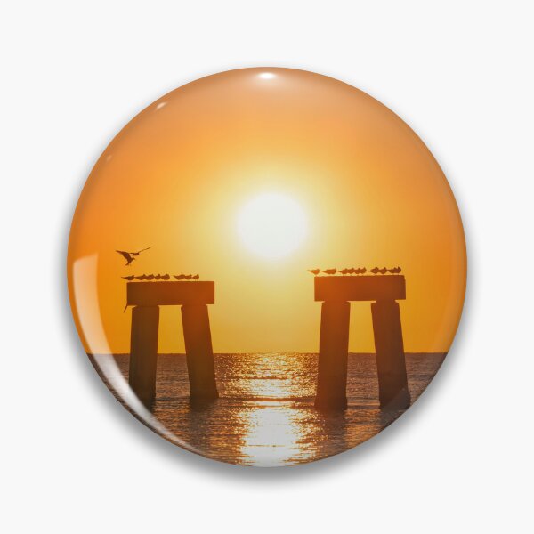 Item preview, Sunset over Fort Myers Beach pier designed and sold by Alex Preiss.