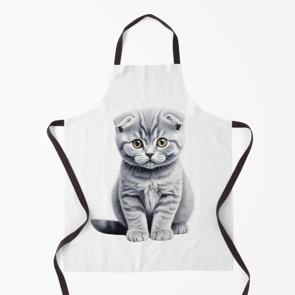 Item preview, Adorable Scottish Fold Kitten Portrait designed and sold by SabraDD.