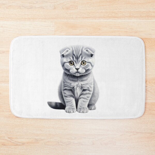 Item preview, Adorable Scottish Fold Kitten Portrait designed and sold by SabraDD.