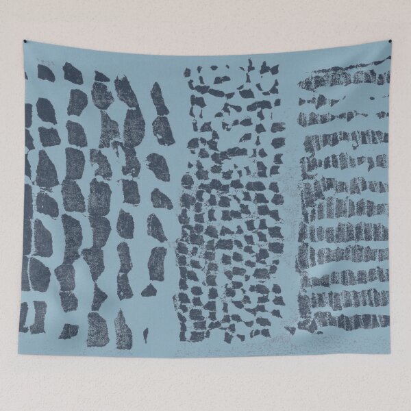 Item preview, Three Grains Textured Monoprint - Sky + Dusk designed and sold by Irene Estelle.