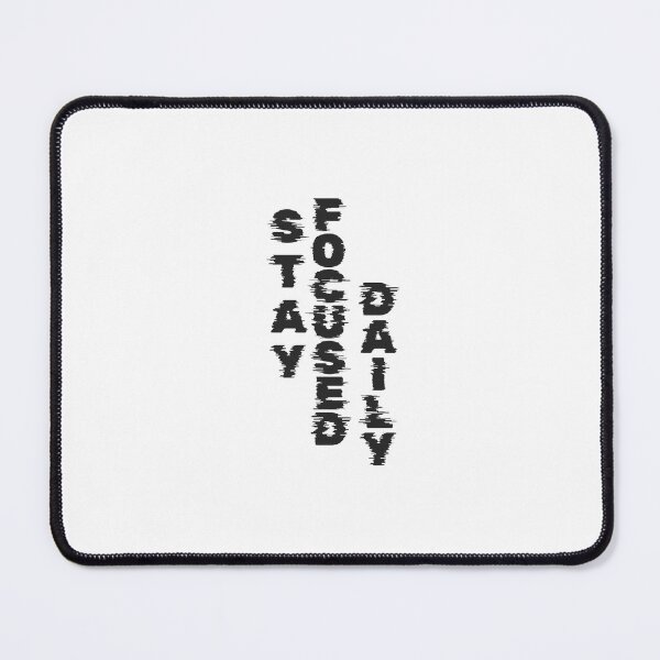 Item preview, Stay Focused Daily Motivational Sticker – Study & Work Motivation designed and sold by ascendzero.