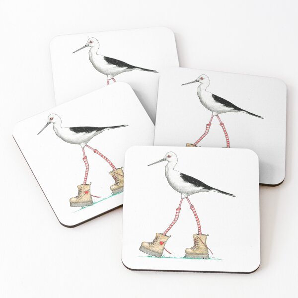 Item preview, Black winged stilt in boots designed and sold by JimsBirds.