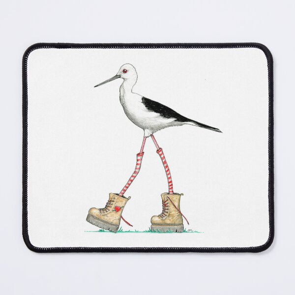Item preview, Black winged stilt in boots designed and sold by JimsBirds.