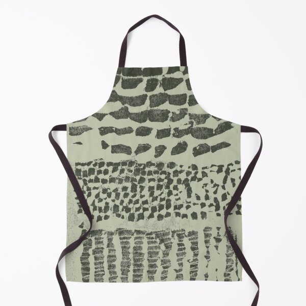 Item preview, Three Grains Textured Monoprint - Tea + Pine designed and sold by Irene Estelle.