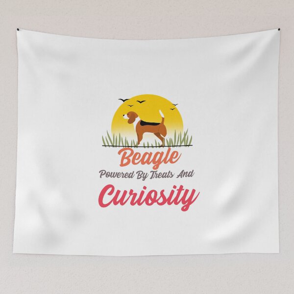 Item preview, Beagle, Powered By Treats And Curiosity designed and sold by HoppingCreation.